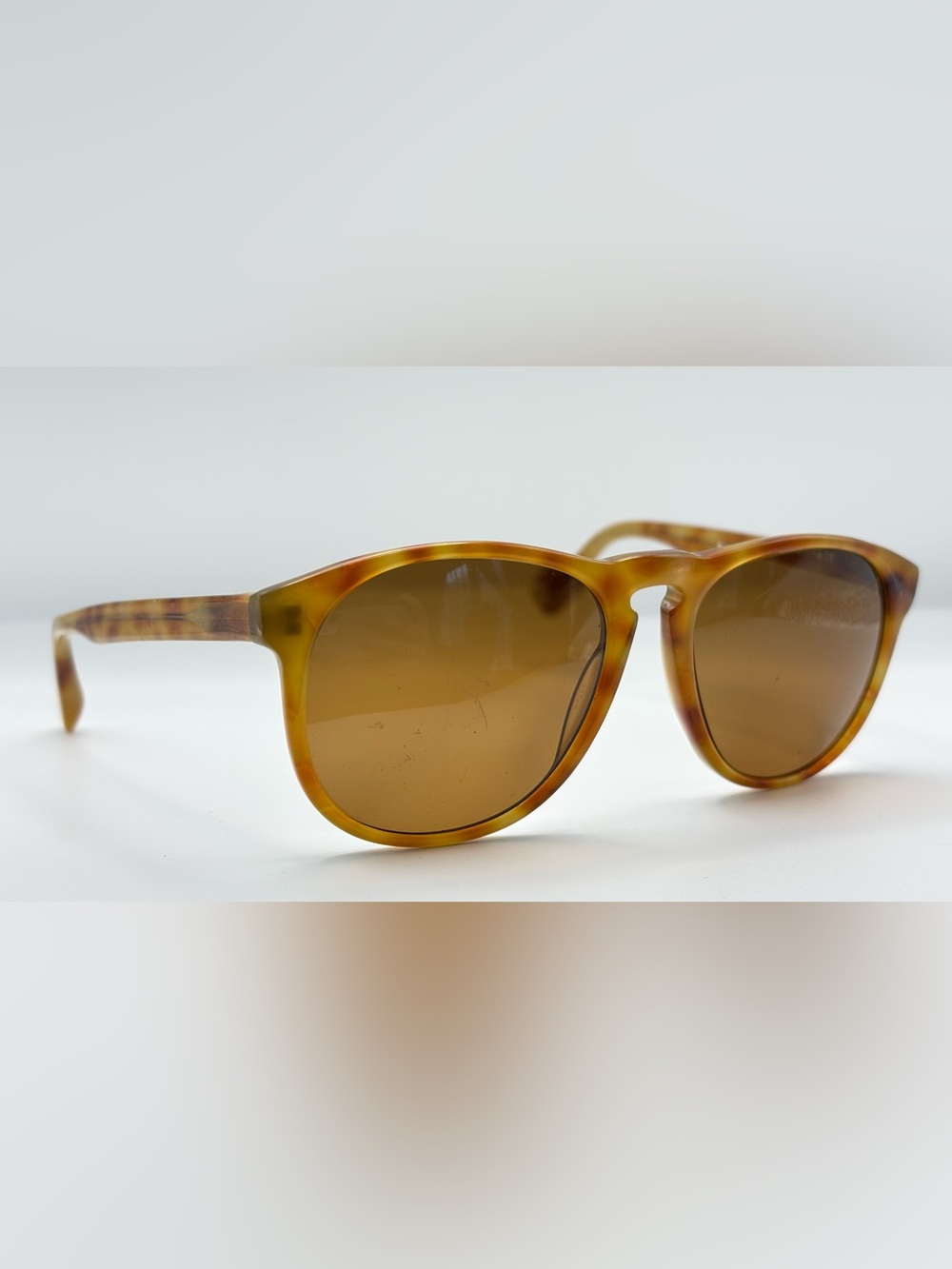 Warby Parker Griffin 305 Brown Oval Sunglasses Frames Only